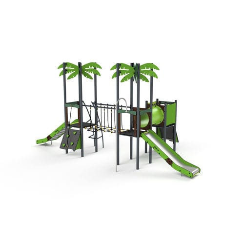 Estrutura lúdica para parque infantil - 11123 - Astrus Playgrounds - metálica / em PEAD / modular