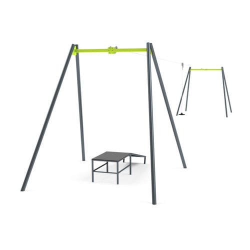 Tirolesa para parque infantil - 3601S - Astrus Playgrounds - metálica