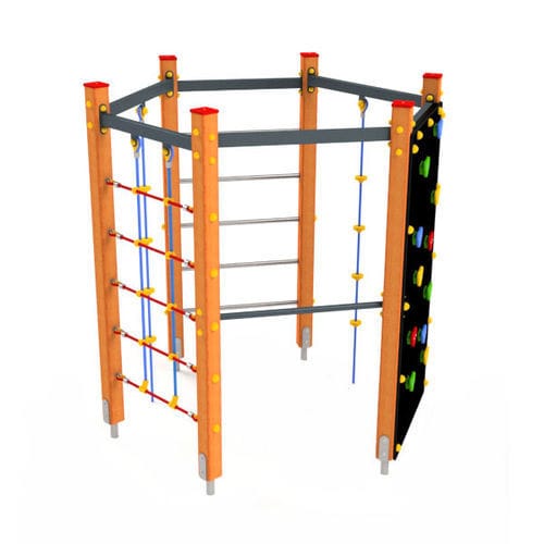 Parede de escalada fixa - 3630D - Astrus Playgrounds - para parque infantil
