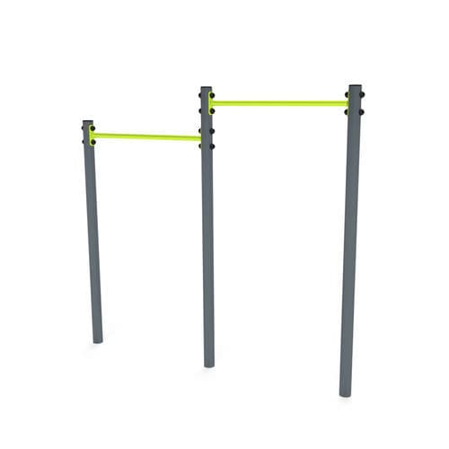 Barra de elevação dupla - 3621S - Astrus Playgrounds - metálica / para ambiente externo / para estação de ginástica ao ar livre
