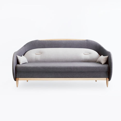 Sofá-cama - RECESS - Ziinlife - contemporâneo / em tecido / marrom