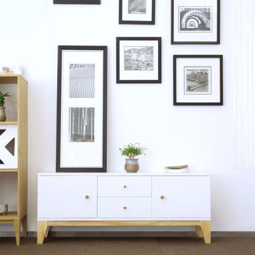 Rack de TV contemporâneo - ANGIE  - Ziinlife - em madeira / em MDF