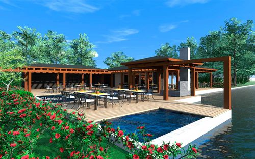 Construção pré-fabricada - COTE D'AZUR - Lumi Polar - em madeira laminada colada / para hotel / para restaurante