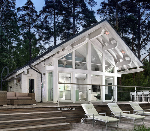 Casa pré-fabricada - AKCENT - Lumi Polar - ecológica / com economia de energia / contemporânea