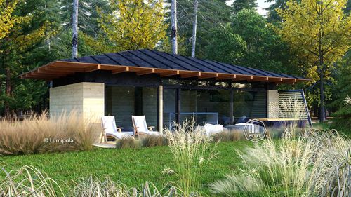 Casa pré-fabricada - Neo Glim 45 - Lumi Polar - ecológica / com economia de energia / contemporânea