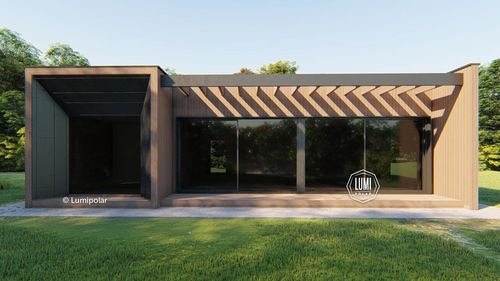 Casa pré-fabricada - ETIKETT 134 - Lumi Polar - moderna / contemporânea / térrea