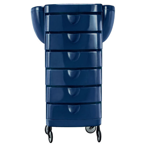 Carrinho auxiliar - DUO COLOR - Ceriotti - para centro de estética / em material plástico