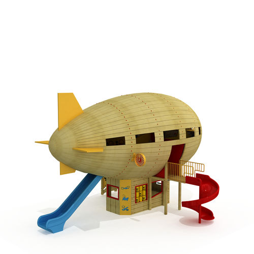 Estrutura lúdica para parque infantil - MAS-164 - Mertoglu - em madeira
