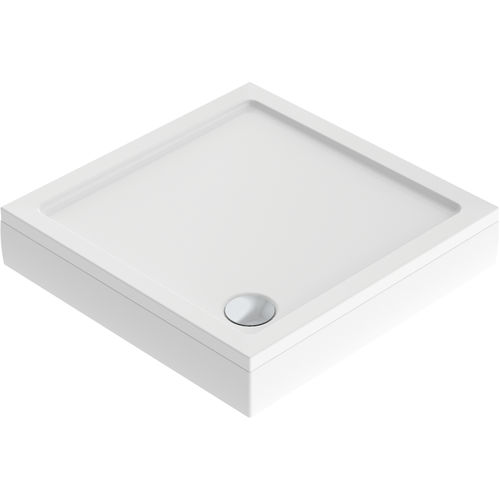 Piso de box quadrado - SIENA - Aquaestil plus - de sobrepor / em ferro fundido / em acrílico