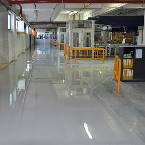Revestimento de piso em gesso - L'UNICFLOOR ML40 - UNICA - em concreto / para ambiente interno / para tráfego intenso