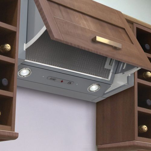 Coifa de embutir - LA-90 - Luxair Cooker Hoods Kitchen Extractors - com iluminação embutida