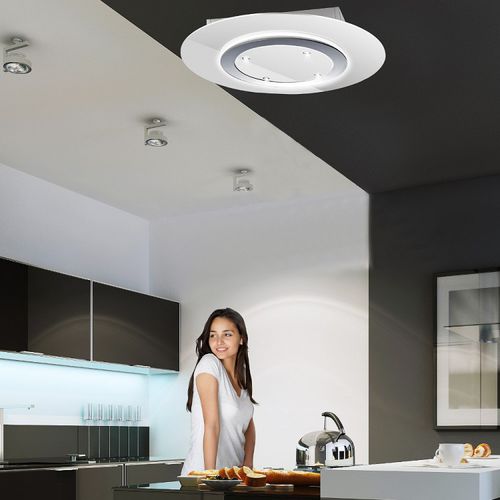 Coifa de teto - LA-90-GRAVITY-STRATOS-WHT - Luxair Cooker Hoods Kitchen Extractors - de depuração / com iluminação embutida / de design original
