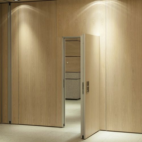 Divisória removível - PRESTIGE - Moving Designs Ltd - em madeira / da linha comercial / corta-fogo