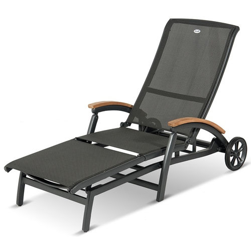 Espreguiçadeira clássica - DA VINCI - Hartman Outdoor Products BV - em teca / em alumínio / de jardim