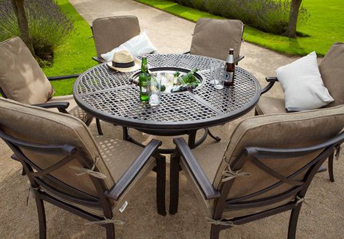 Conjunto de mesa e cadeiras contemporâneo - JAMIE OLIVER - Hartman Outdoor Products BV - de jardim / em alumínio / da linha residencial