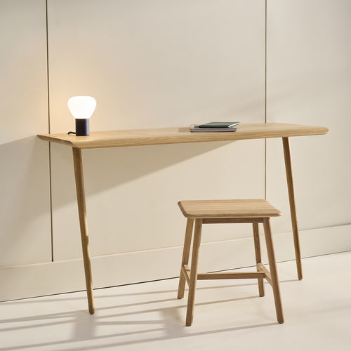 Mesa secretária de parede - T406 - KASTELLA - contemporânea / em carvalho / em nogueira