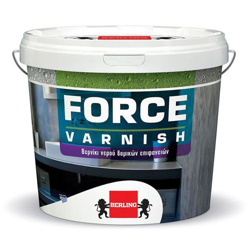 Verniz de proteção - FORCE - Berling Paints - para concreto / brilhante / acetinado