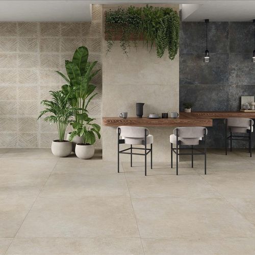 Placas de revestimento em grés porcelanato - FEROE - STN - fosca / texturizada / nacarada