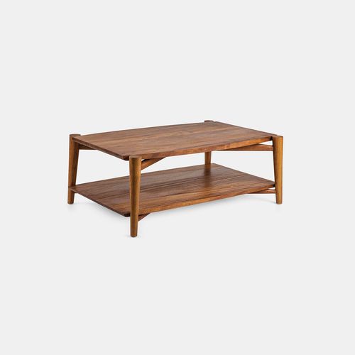 Mesa de centro contemporânea - NGUNI - VOGEL - em madeira / com base em madeira / retangular