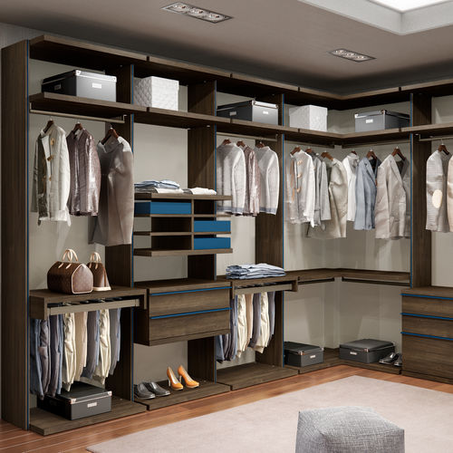 Closet de canto - NEW OPEN - EMEDE - contemporâneo / em madeira laqueada / em laminado melamínico