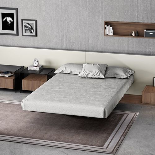 Cama flutuante - CLIVER 90 - EMEDE - de casal / contemporânea / com cabeceira