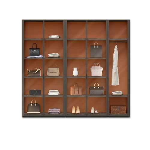 Closet contemporâneo - GRIP - EMEDE - em madeira / em vidro / com porta de abrir