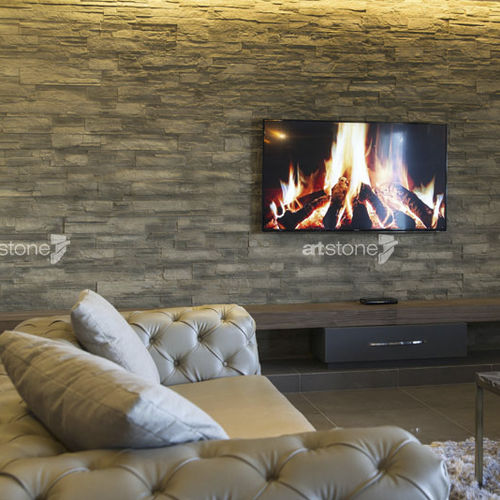 Revestimento para parede interna - LASCAS - Artstone - para ambiente externo / em pedra / texturizado