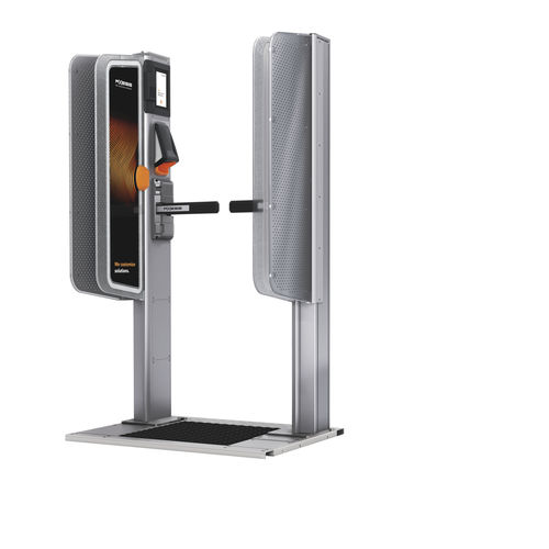 Barreira para controle de acesso - AX500 SMART GATE NG - FLAP - Axess - de abrir / em alumínio anodizado / para espaço público