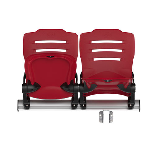 Arquibancada retrátil - QUANTUM 850 SB - Camatic Seating - em polipropileno