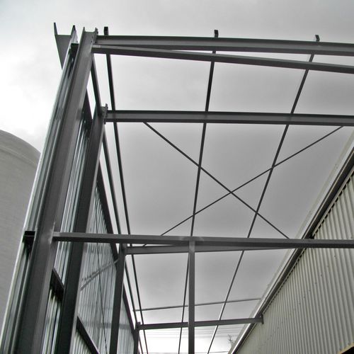 Vigamento metálico para construções industriais - Jamar - em aço galvanizado / espacial