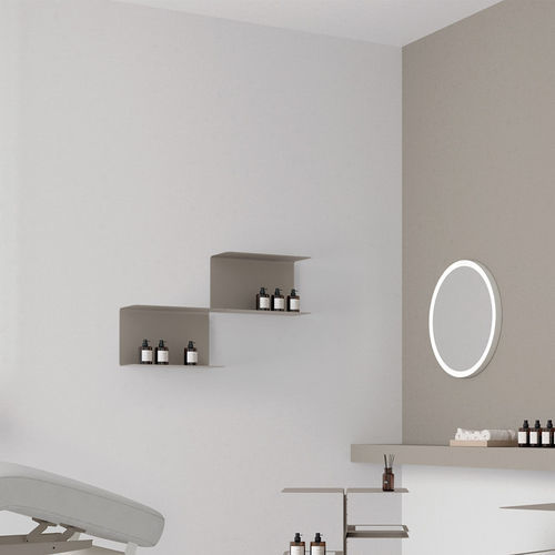Estante de parede - ARCUS - VISMARA Beauty&Spa Design - contemporânea / em madeira / com compartimento de arrumação