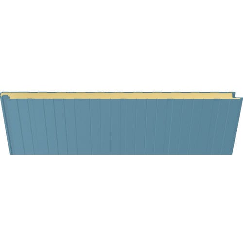 Painel sanduíche para fachada - 4001 AZUL CIELO - HIANSA PANEL S.A - para telhado / para parede / face em aço