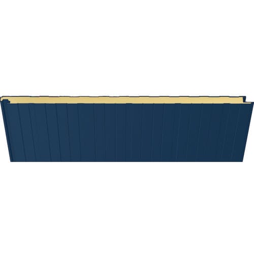 Painel sanduíche para fachada - 4002 AZUL MARINO - HIANSA PANEL S.A - para telhado / para parede / face em aço