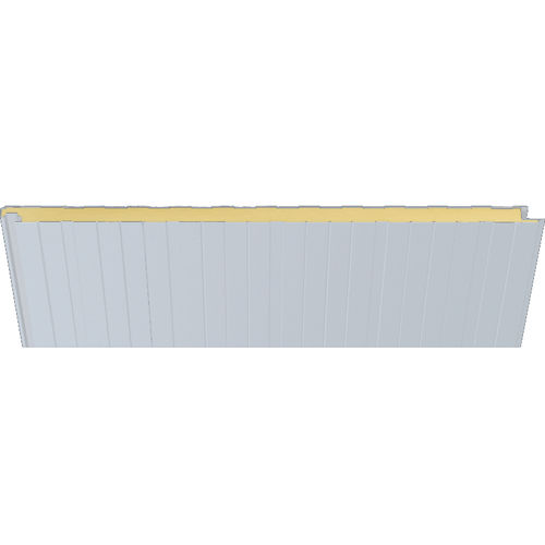 Painel sanduíche para fachada - 9006 SILVER METALLIC  - HIANSA PANEL S.A - para telhado / para parede / face em aço
