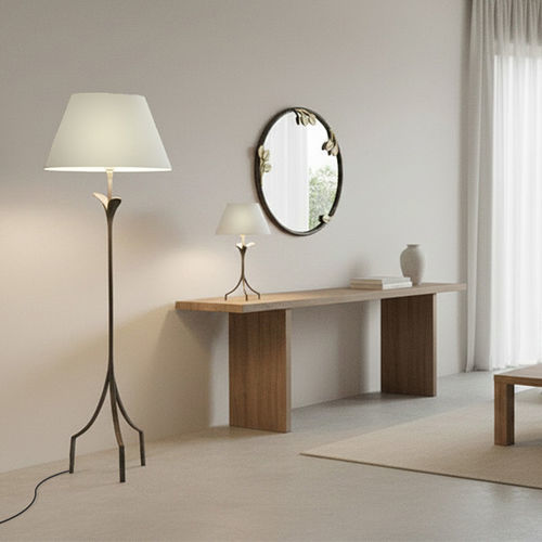 Luminária de piso - VEGETAL - Mobilier De Style - em aço forjado / em ferro forjado / contemporânea
