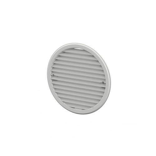 Grelha de ventilação em material plástico - Objekt - getAir GmbH - redonda / para ambiente externo / profissional