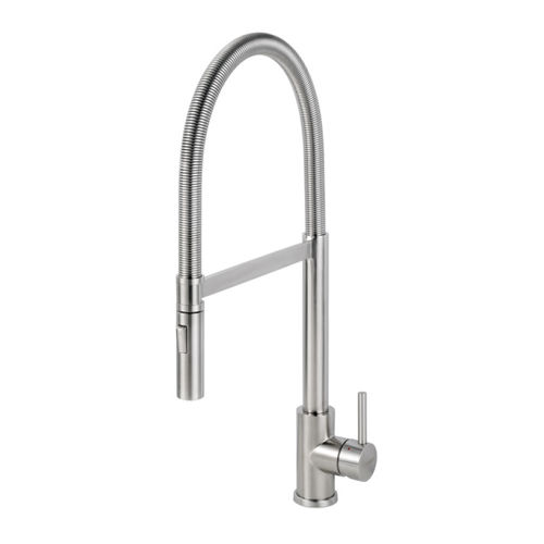 Misturador monocomando de bancada - CA103I ECO PLUS - Caressi B.V. - em aço inoxidável / para cozinha / 1 furo