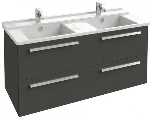 Gabinete de banheiro duplo - EB1279 - JACOB DELAFON - suspenso / em laminado melamínico / contemporâneo
