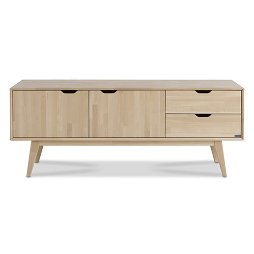 Rack de TV de estilo - KOLO - Kiteen Huonekalutehdas Oy - baixo / em bétula