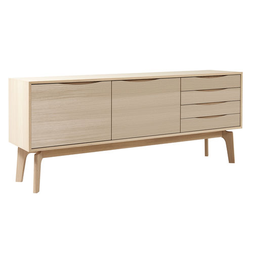 Buffet aparador contemporâneo - NEW EDGE - PBJ Mobler ApS - em carvalho / em nogueira / em madeira maciça