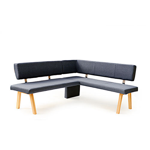 Banco contemporâneo - KONSTANZ - Standard Furniture Factory Sarajevo - em madeira / em tecido / com encosto