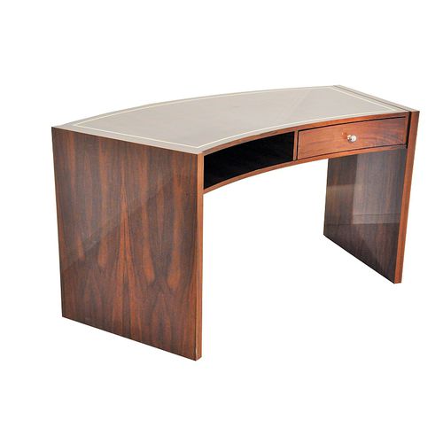 Mesa secretária Art Déco - OAM00553 - Münsterland Gruppe GmbH & Co. KG - em ébano de Macassar / com base formada por painéis