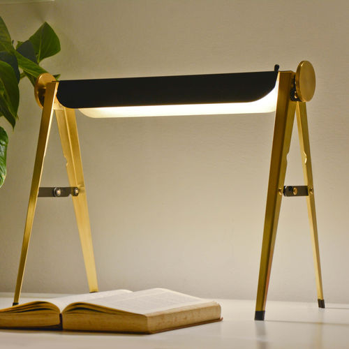 Luminária de mesa - Hi Project srl - Brillamenti - em latão / vintage / Wire