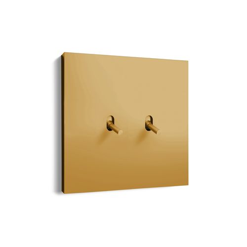 Interruptor de alavanca - IC3790 - ICÓNICO - de embutir / duplo / metálico