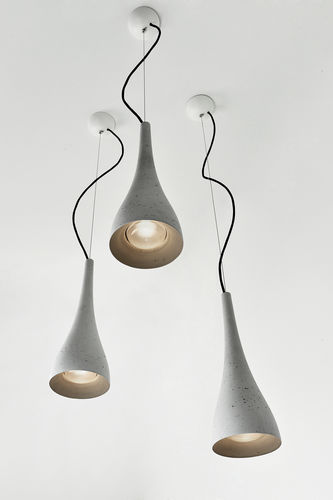Pendente - OCUN - Gravelli - em aço inoxidável / em concreto / contemporânea