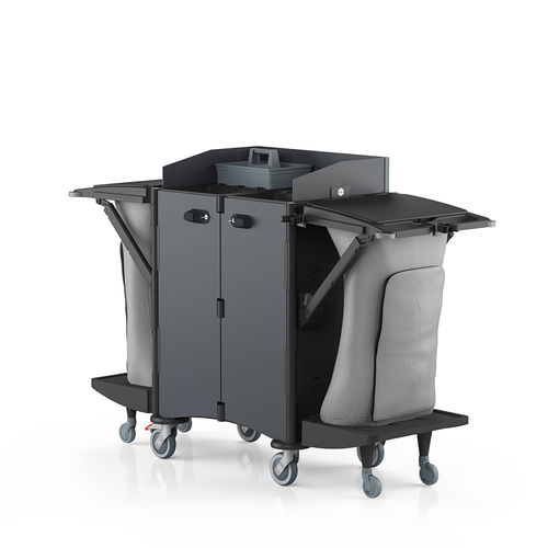 Carrinho de limpeza - BRIX MIDI  - IPC - para hotel / em material plástico