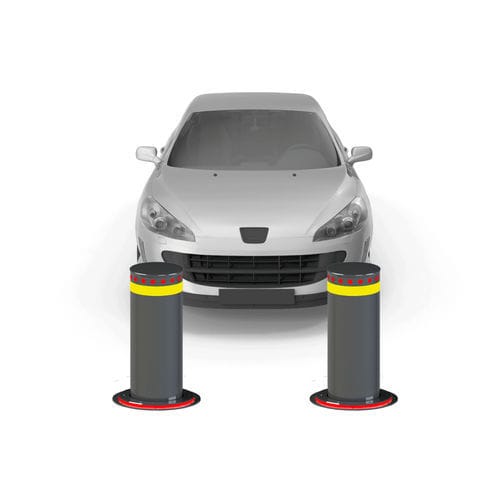Bollard de controle de acesso - SUMO-R - CITINNOV - retrátil / em aço inoxidável / resistente a impactos