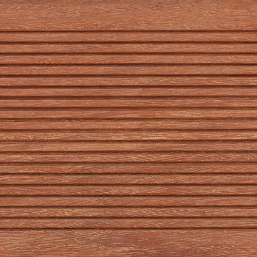 Tábua de deck em cumaru - Castro Wood Floors - ranhurada / com sistema de encaixe / com certificação FSC