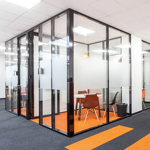 Divisória removível - Partition® 40 - ABCD INTERNATIONAL - fixa / com vidro / com vidro duplo