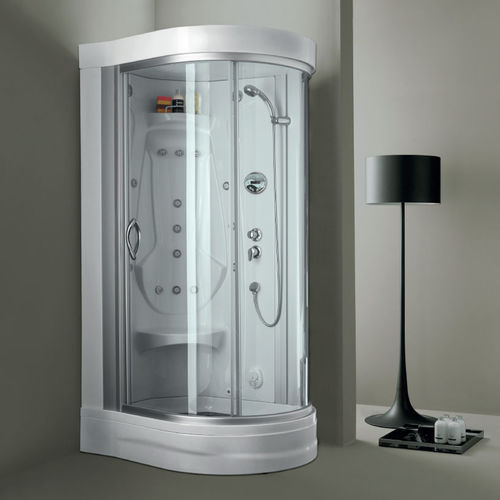 Cabine de banho em vidro - COSMOS - ilma srl - com portas de correr / curva